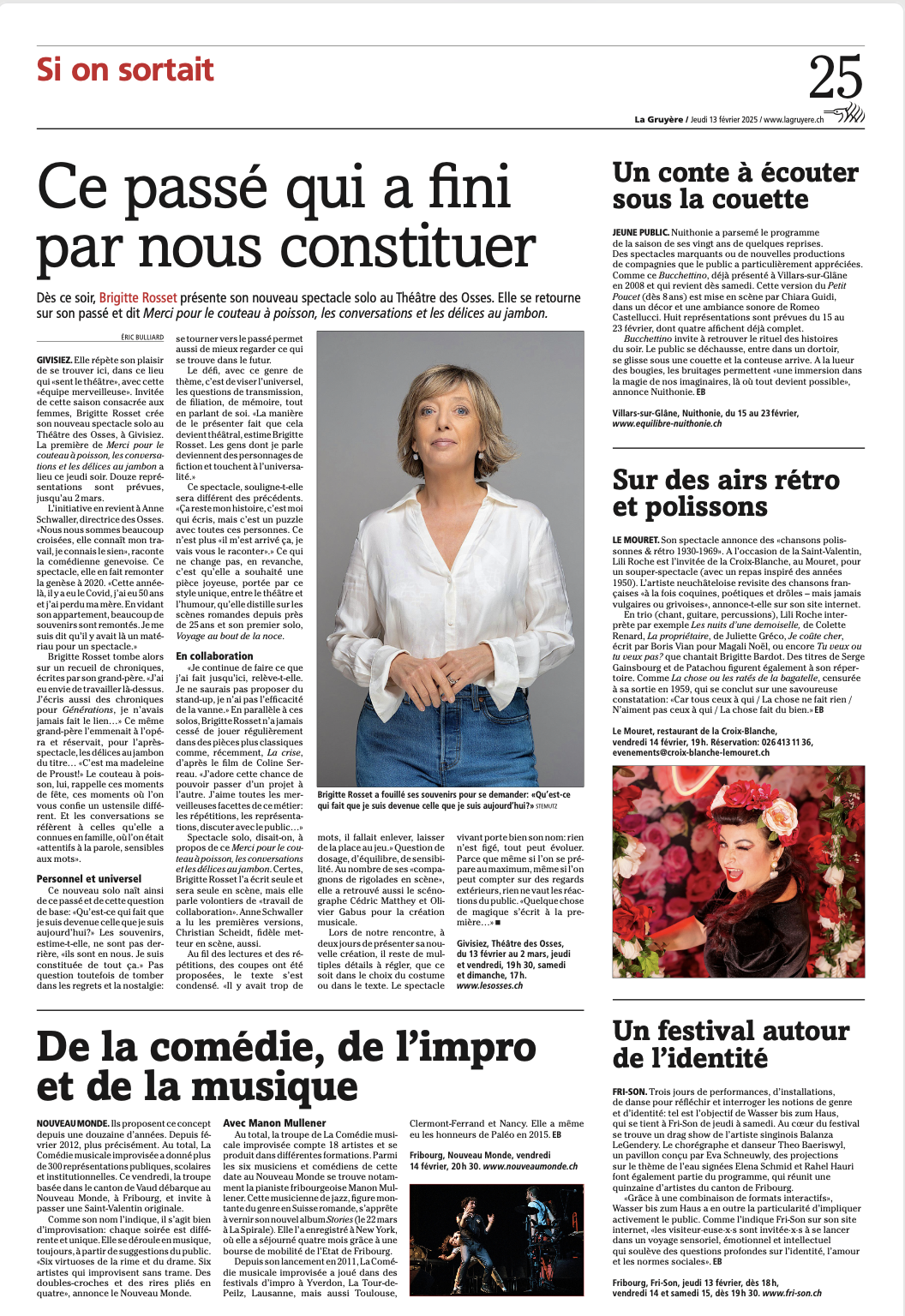 LA GRUYERE BRIGITTE ROSSET FEVRIER 2025