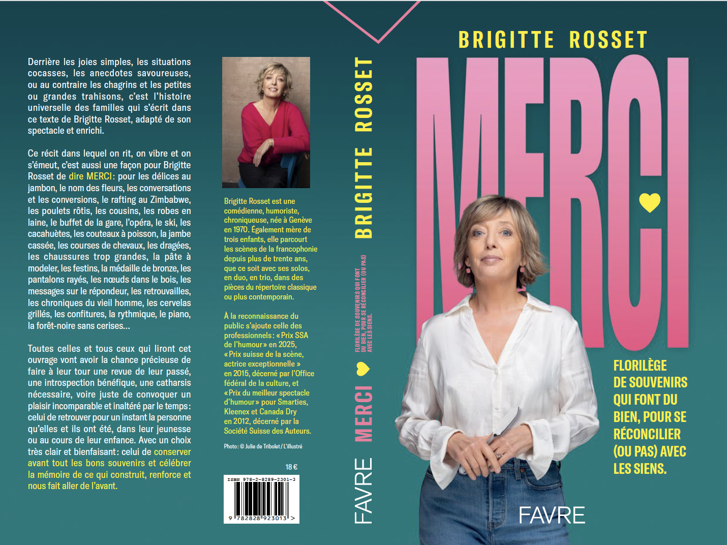 COUVERTURE LIVRE MERCI BRIGITTE ROSSET